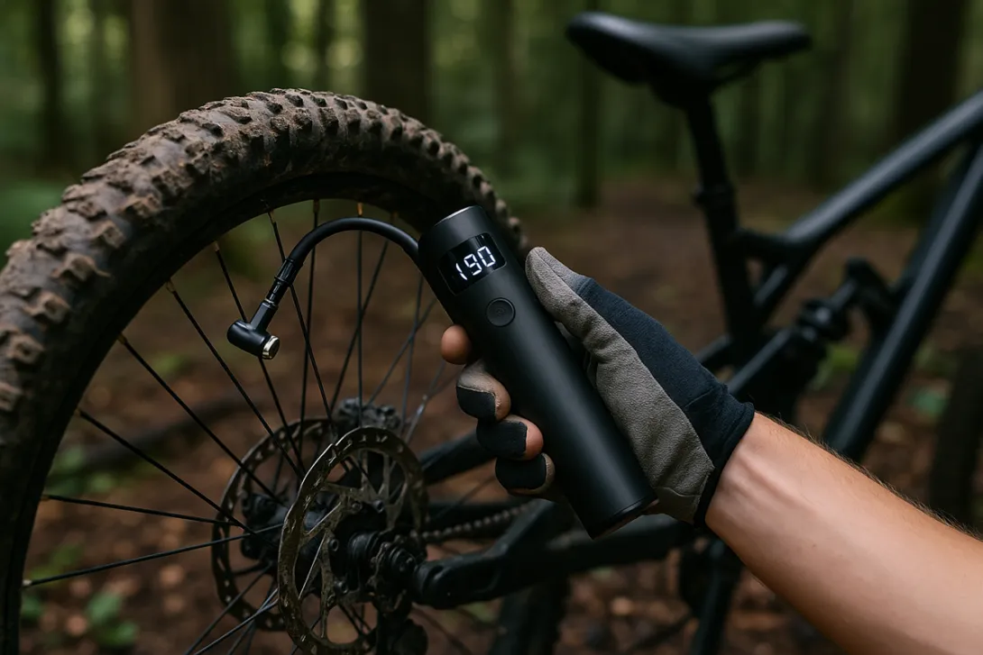Elektrische Minipumpe fürs MTB